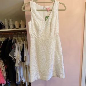 NWT! Lilly Pulitzer white dress. Size 0.